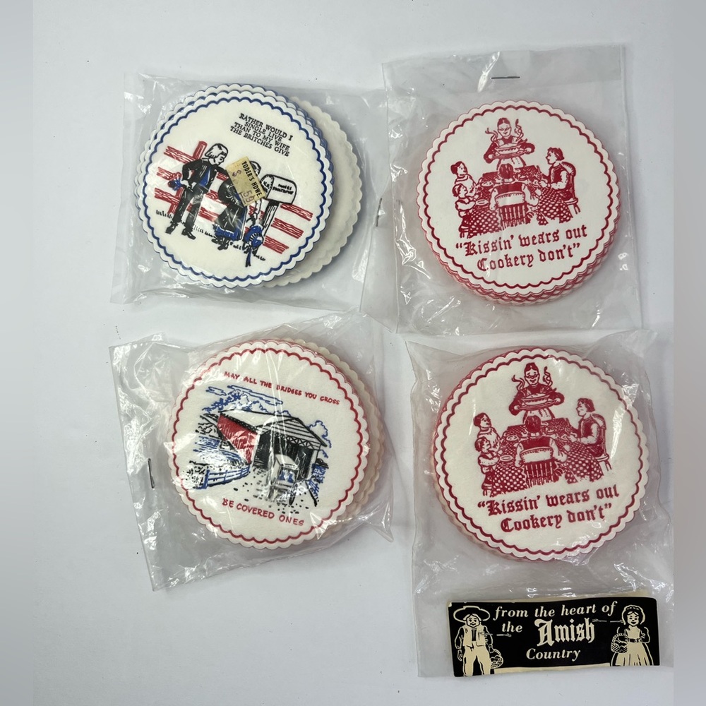 Vintage Collectible Coaster‎ Set Royal Paper Products PA Lot of 60